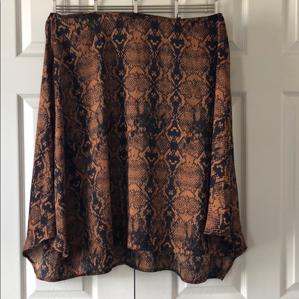 Animal Print Skirt Size L
